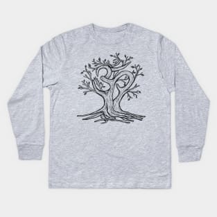 Om Tree Kids Long Sleeve T-Shirt